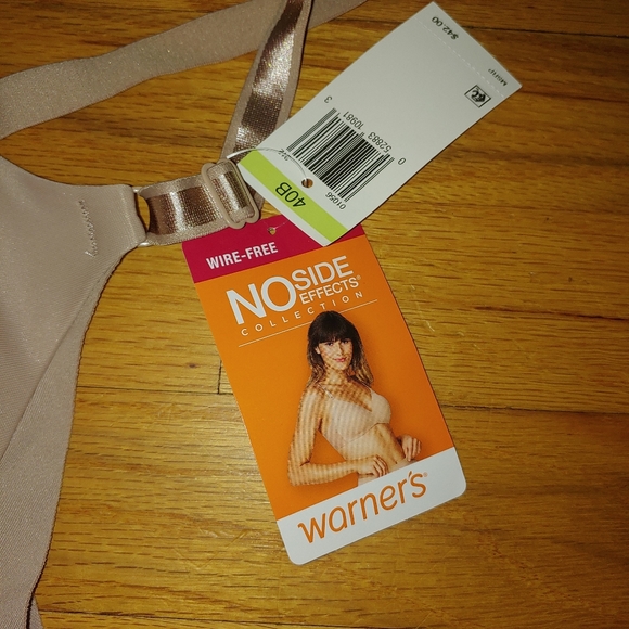 40B No Side Effects Underarm-Smoothing Comfort Wireless Lightly Line T-Shirt Bra - Picture 12 of 12